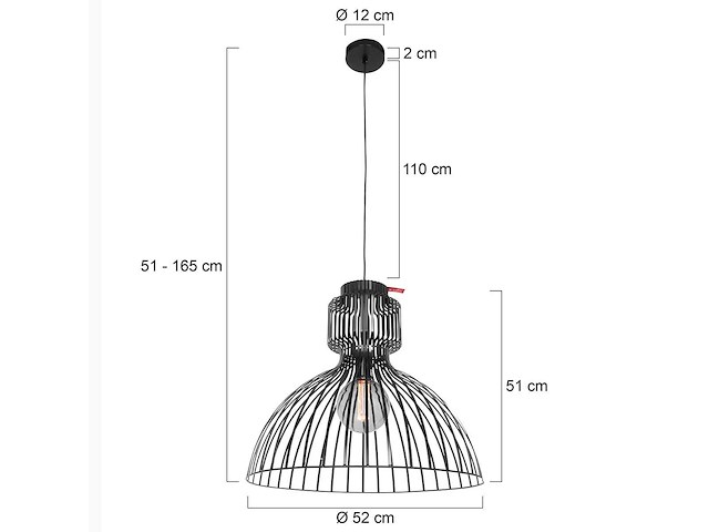 Anne lighting - dunbar 2999zw - hanglamp (59x) - afbeelding 7 van  7
