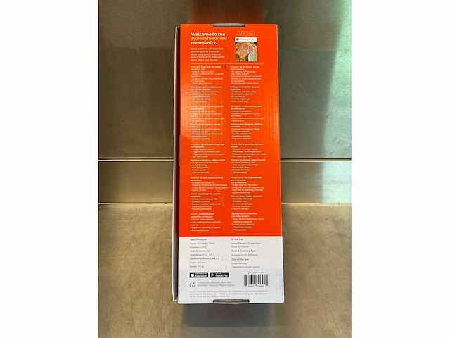 Anova nano sousvide stick - 750 watt - bluetooth - afbeelding 11 van  12