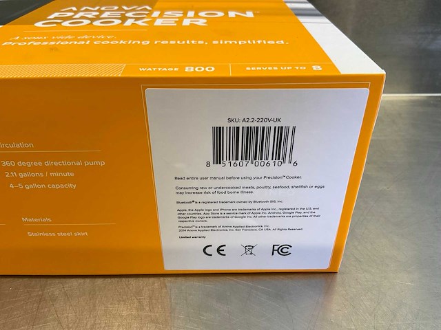 Anova sousvide stick - 800 watt - bluetooth - afbeelding 4 van  16