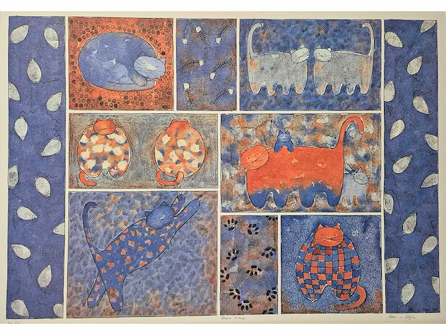 Ans van dijk - art print - 80 x 110 - afbeelding 1 van  3