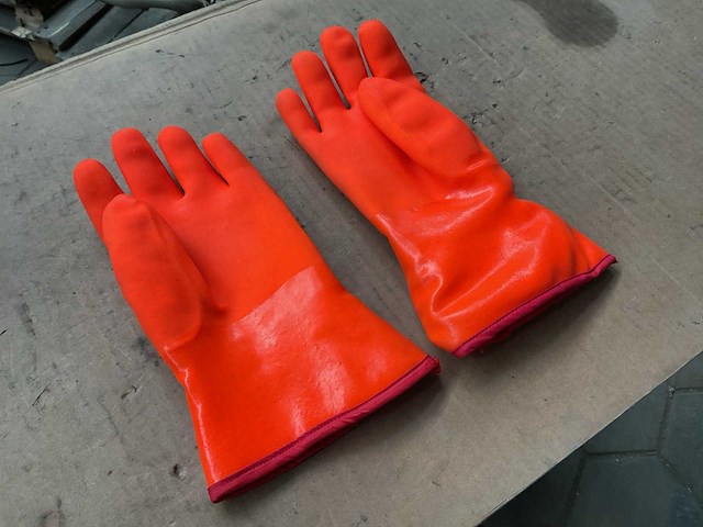 Ansel edmont polar grip werkhandschoenen (6x) - afbeelding 1 van  3