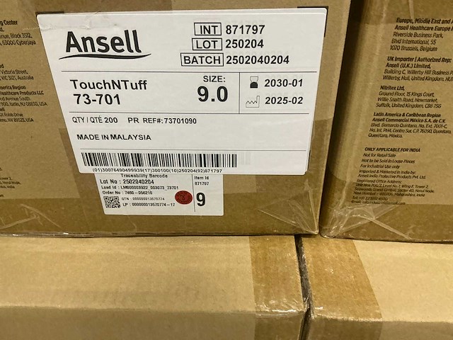 Ansell batch handschoenen - afbeelding 7 van  15