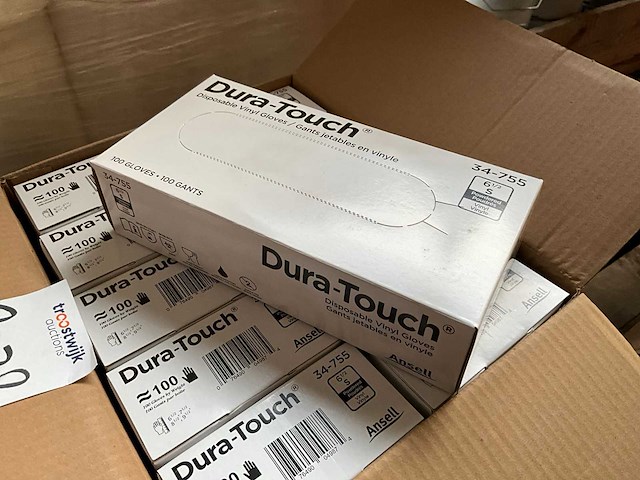 Ansell dura-touch 34-755 werkhandschoen (2000x) - afbeelding 2 van  4