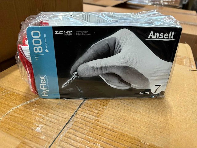 Ansell hyflex werkhandschoenen maat 7 - paar (288x) - afbeelding 1 van  3