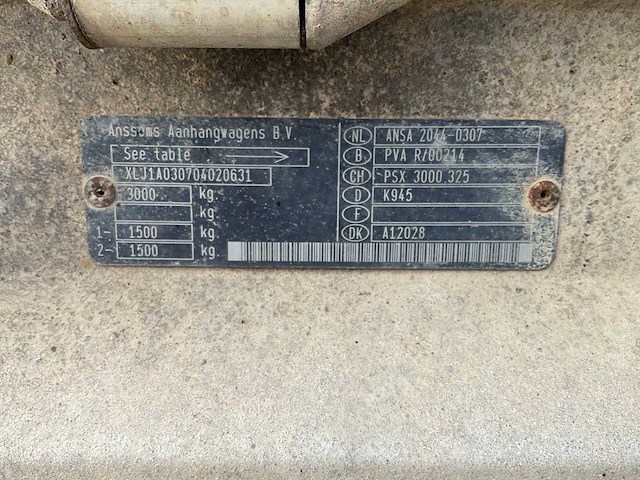 Anssems - 2005 - psx2 - aanhangwagen - afbeelding 5 van  13
