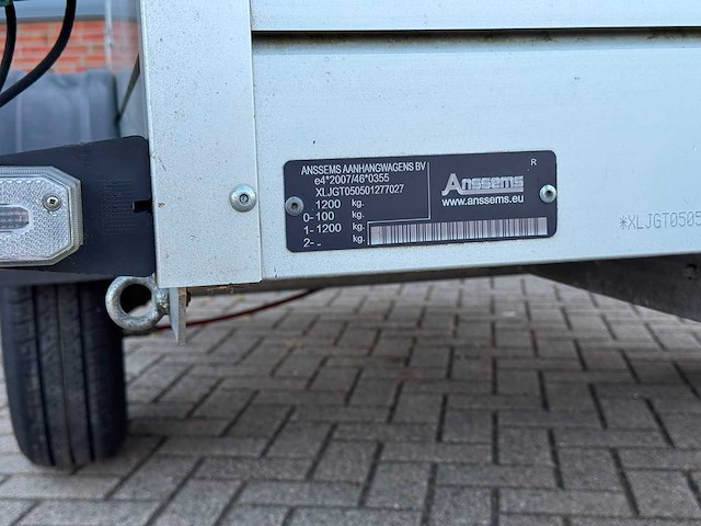 Anssems - 2024 - - gtb 1200 - aanhangwagen - afbeelding 4 van  6
