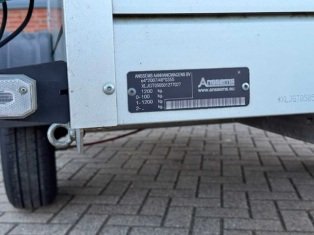 Anssems - 2024 - - gtb 1200 - aanhangwagen - afbeelding 6 van  9