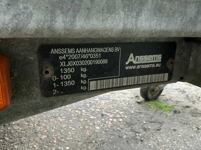 Anssems huifaanhangwagen - afbeelding 7 van  10