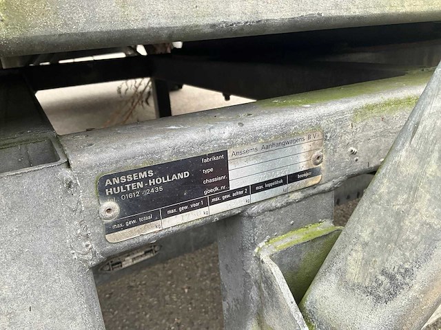 Anssems schamelwagen d-s 2700 aanhangwagen - afbeelding 3 van  19
