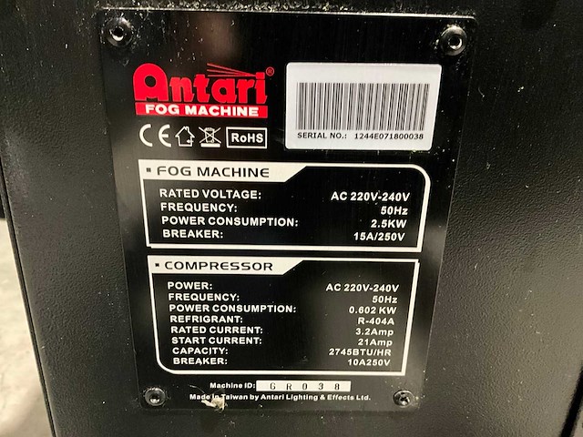Antari dng-200 rookmachine - afbeelding 3 van  11