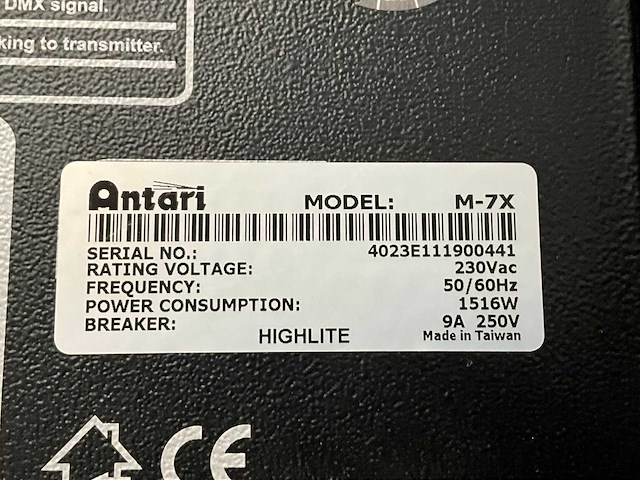 Antari m-7x rgba rookmachine (2x) - afbeelding 7 van  7