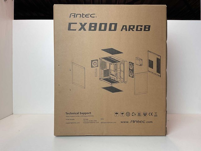 Antec - cx800 argb - computeronderdeel - afbeelding 3 van  5