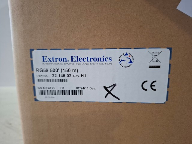 Antennekabel, extron, rg59 - afbeelding 2 van  3