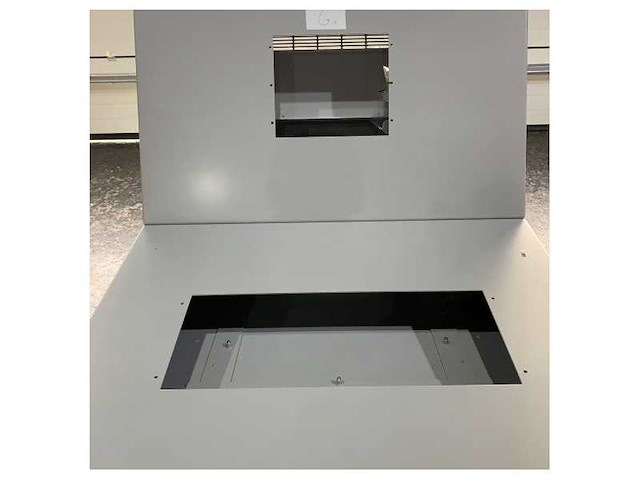 Anthracite gun bridge console l80 x w80 x h130 cm - afbeelding 3 van  7