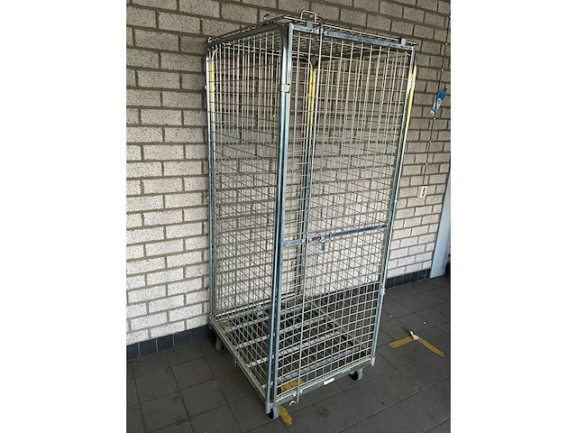 Anti diefstal rolcontainer 80x70x185cm (5x) - afbeelding 2 van  7