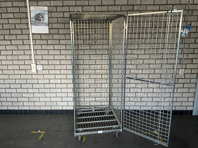 Anti diefstal rolcontainer 80x70x185cm (5x) - afbeelding 3 van  7