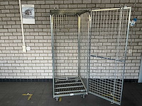 Anti diefstal rolcontainer 80x70x185cm (5x) - afbeelding 1 van  3