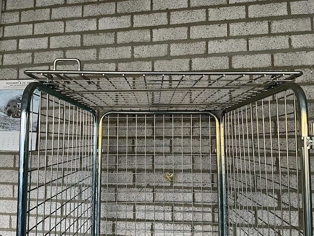 Anti diefstal rolcontainer 80x70x185cm (5x) - afbeelding 3 van  3