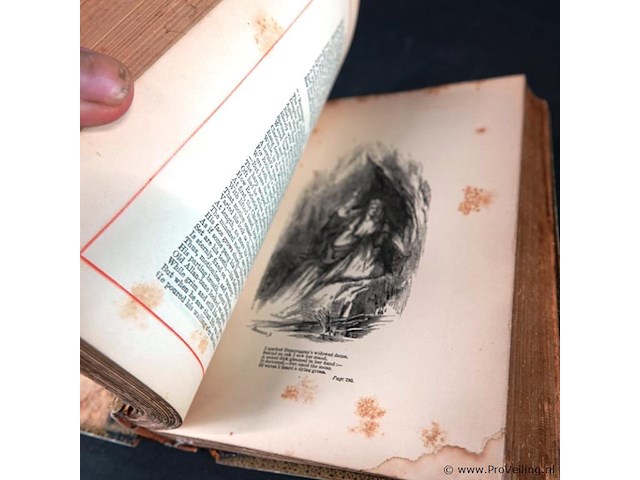 Antiek (1881) boek sir walter scott - afbeelding 3 van  5