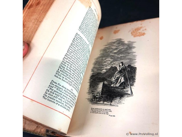 Antiek (1881) boek sir walter scott - afbeelding 4 van  5