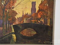 Antiek affiche brugge - afbeelding 2 van  5