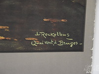 Antiek affiche brugge - afbeelding 5 van  5