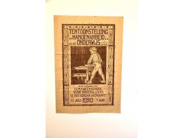 Antiek affiche - afbeelding 2 van  4