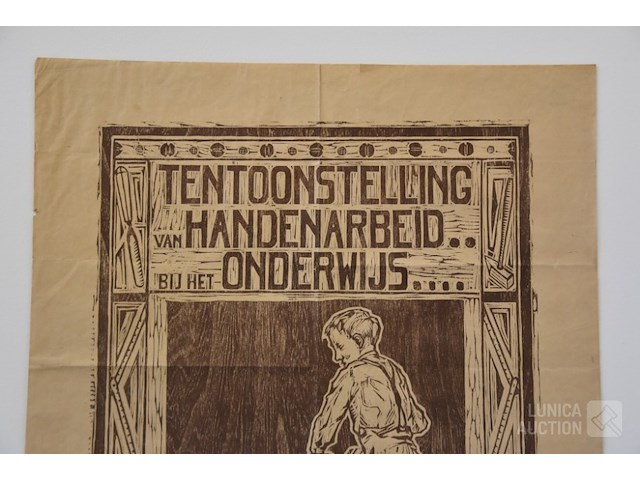 Antiek affiche - afbeelding 3 van  4