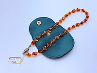 Antiek amber collier - afbeelding 1 van  4