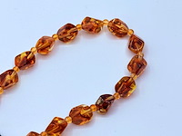 Antiek amber collier - afbeelding 3 van  4