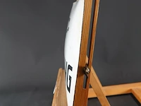 Antiek authentiek emaille wandbord "tap-vergunning" - afbeelding 6 van  8