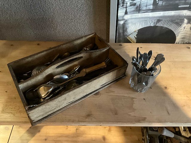 Antiek bestek - afbeelding 1 van  3