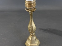 Antiek bronzen kandelaar - afbeelding 2 van  5