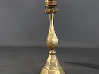 Antiek bronzen kandelaar - afbeelding 3 van  5