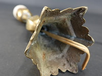 Antiek bronzen kandelaar - afbeelding 5 van  5
