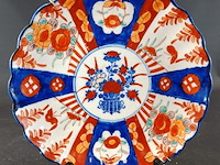 Antiek (ca. 1850/1880) japans imari-porseleinen wandbord - afbeelding 2 van  5