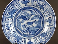 Antiek chinees blauw-wit kraakporseleinen bord - afbeelding 2 van  5
