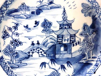 Antiek chinees bord (18de eeuw) - afbeelding 3 van  5