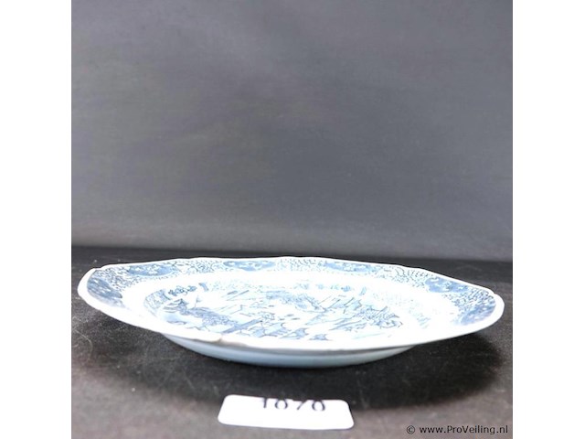 Antiek chinees bord (18de eeuw) - afbeelding 4 van  5