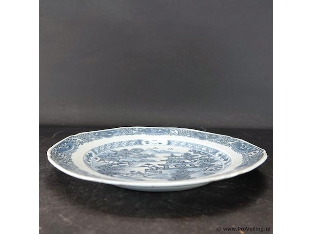 Antiek chinees bord (18de eeuw) - afbeelding 3 van  5