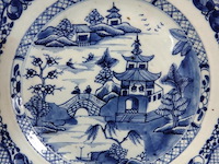 Antiek chinees bord qian long ca. 1780 - afbeelding 3 van  5