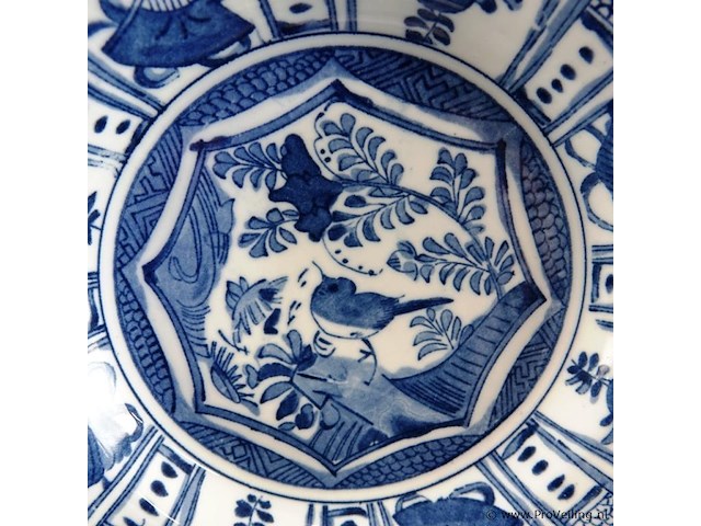 Antiek chinees kraakporseleinen bord - afbeelding 3 van  5