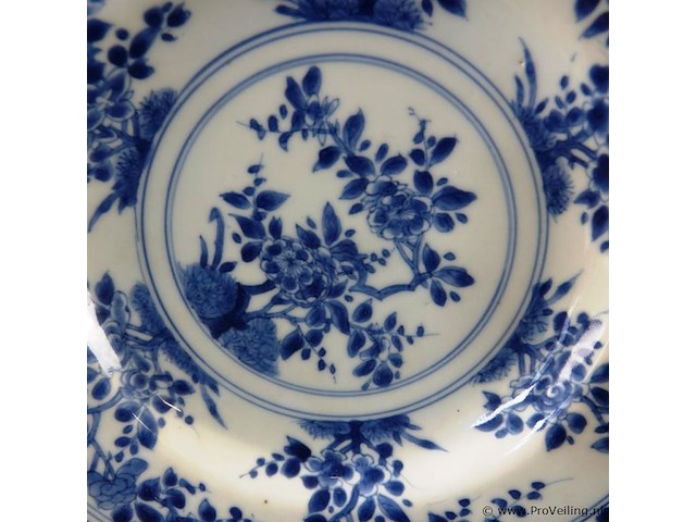 Antiek chinees porseleinen bord uit de kangxi-periode - afbeelding 3 van  5