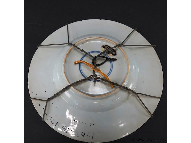 Antiek chinees porseleinen bord uit de kangxi-periode - afbeelding 4 van  5