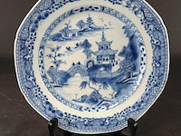 Antiek chinees porseleinen bord w 23 cm qian long ca 1780 decor - afbeelding 1 van  5