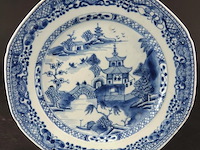 Antiek chinees porseleinen bord w 23 cm qian long ca 1780 decor - afbeelding 2 van  5