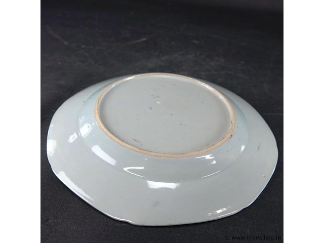 Antiek chinees porseleinen bord w 23 cm qian long ca 1780 decor - afbeelding 4 van  5