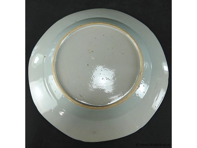Antiek chinees porseleinen bord w 23 cm qian long ca 1780 decor - afbeelding 5 van  5