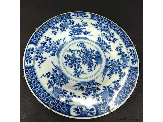 Antiek chinees porseleinen diep bord - afbeelding 2 van  5