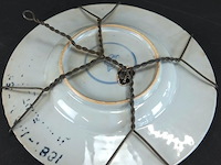 Antiek chinees porseleinen diep bord - afbeelding 4 van  5